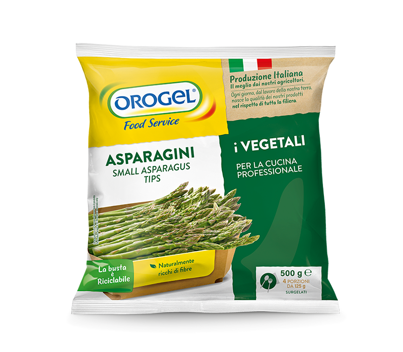 Mini Asparagus Tips Orogel Food Service Frozen Food