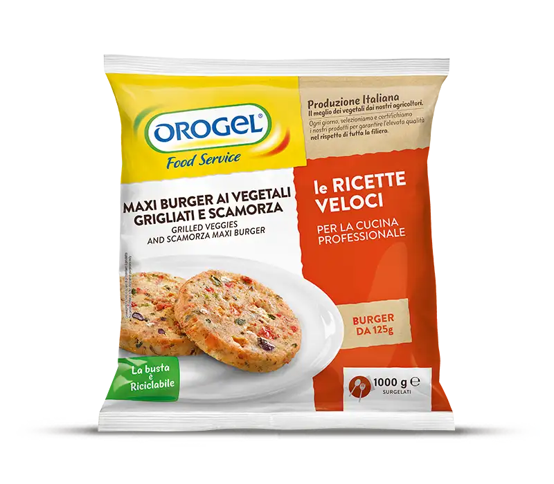 Pack - Burger with Grilled Veggie and Scamorza (125g)