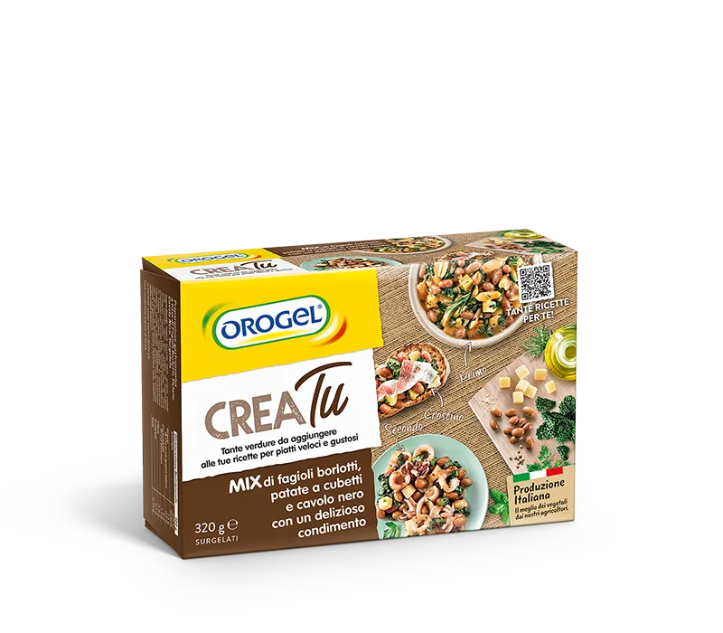 Pack - Crea Tu - Mix di Fagioli Borlotti, Patate a Cubetti e Cavolo Nero