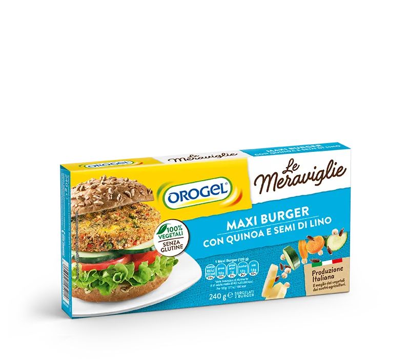 Pack - Maxi Burger con quinoa e semi di lino