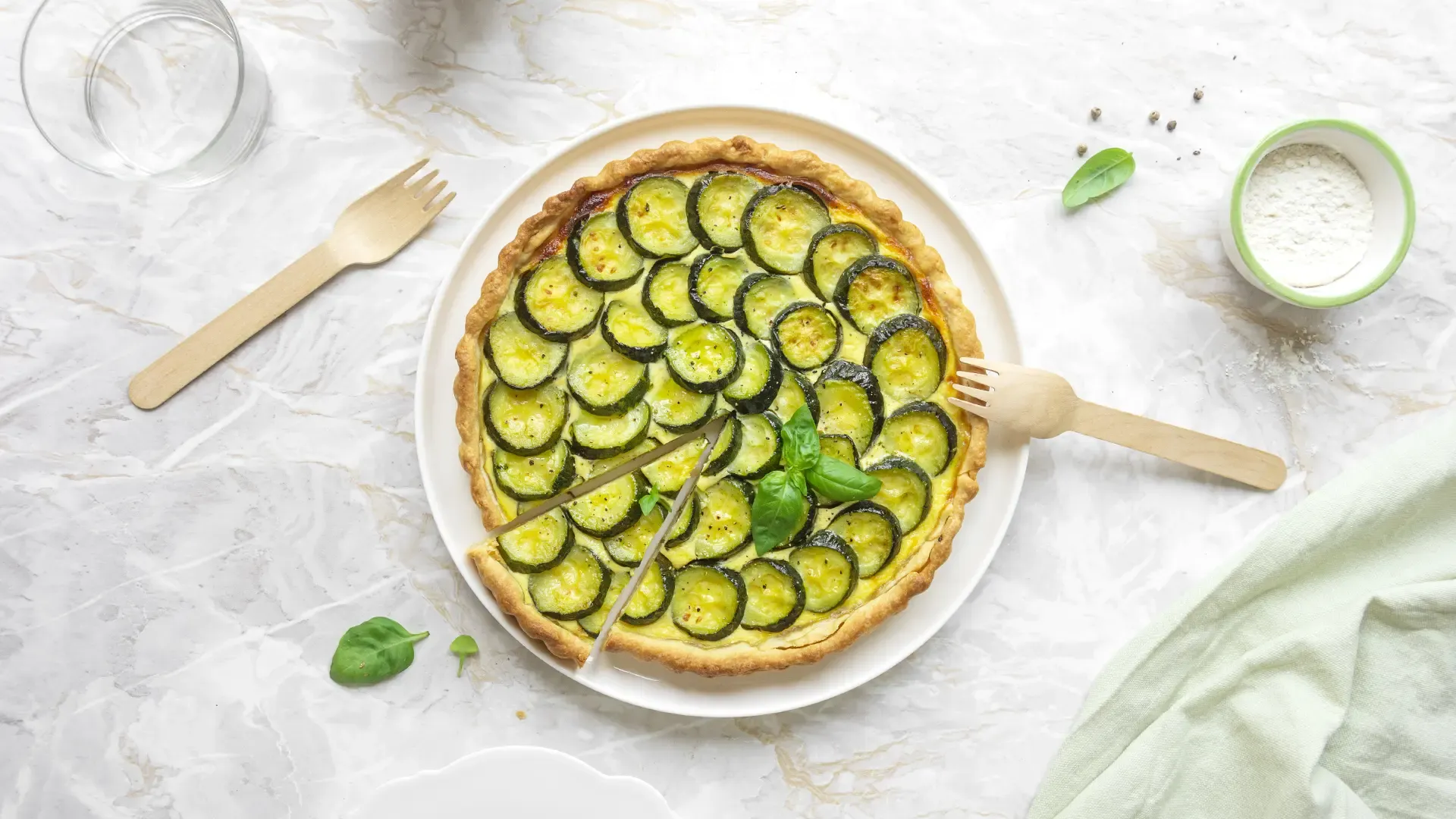 Torta salata alle zucchine Orogel
