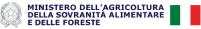 Logo del Ministero dell'Agricoltura, della Sovranità Alimentare e delle Foreste, simbolo istituzionale.